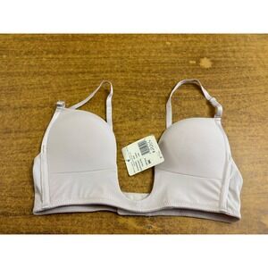 Arianne U Bra Nude Deep Plunge Wireless Molded Cup Lingerie 36C NEW